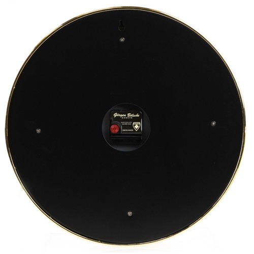 1610 - A Patek Philippe design dealer's display wall clock, 40cm in diameter.