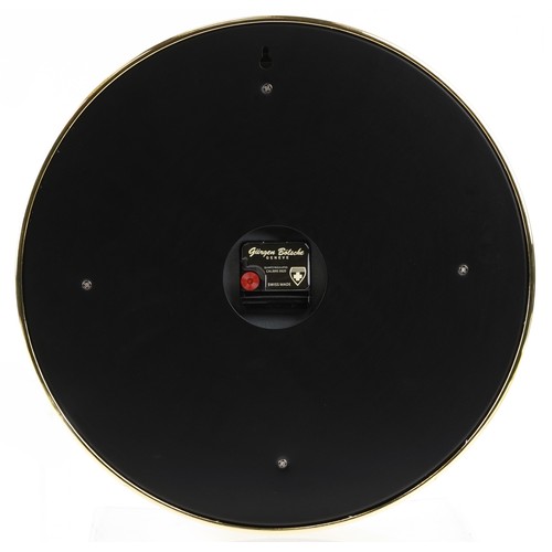 1612 - A Patek Philippe design dealer's display wall clock, 40cm in diameter.