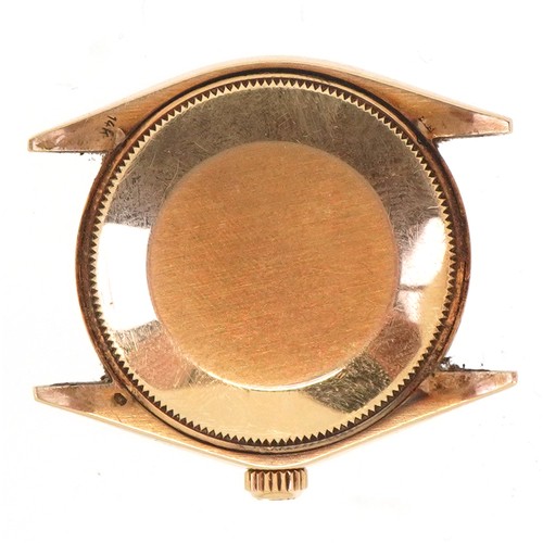 3008 - Rolex, a gentlemen's 14K gold cased Rolex Air King Oyster perpetual wristwatch with 9ct gold Rolex s... 