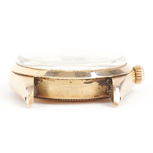 3008 - Rolex, a gentlemen's 14K gold cased Rolex Air King Oyster perpetual wristwatch with 9ct gold Rolex s... 