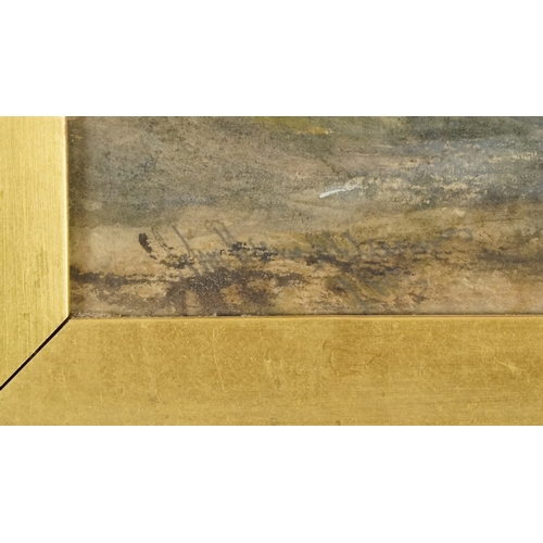  John Henry Williams - Nantfranchon Pass, 19th century British school watercolour on paper, framed an... 