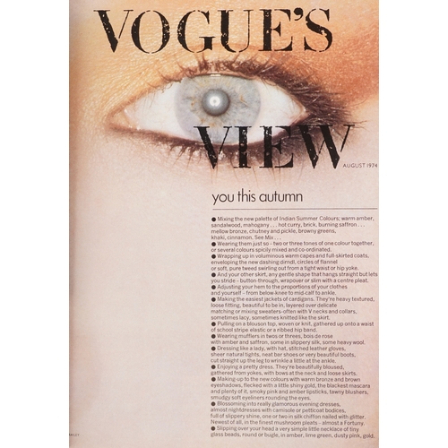  Vogue magazines, a complete run of the the year 1974.
