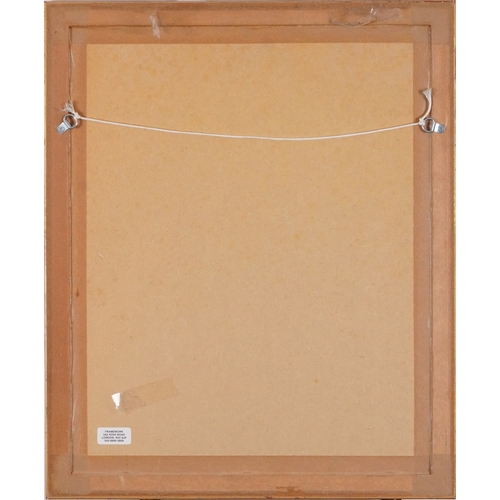 638 - A signed colour photograph of Diana, Princess of Wales dated 1993, within a gilt frame, 39cm x 30cm ... 