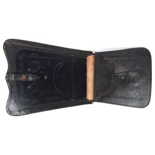 729 - A military interest embroidered Royal Artillery officer's full dress sabretache, a matching dress be... 