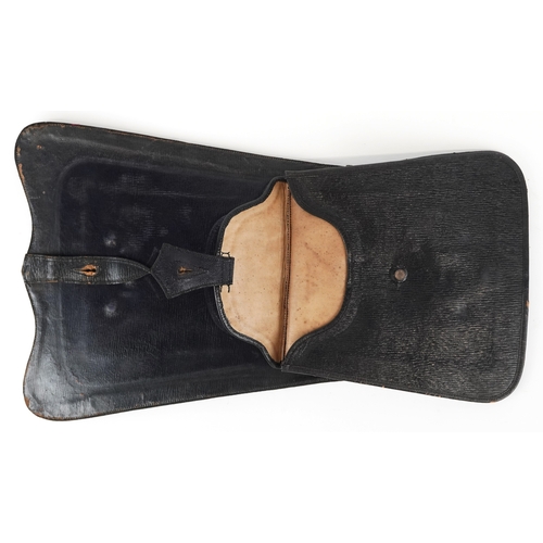 729 - A military interest embroidered Royal Artillery officer's full dress sabretache, a matching dress be... 