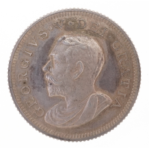 545 - A George V 1913 pattern silver Octorino (8d). The Obverse having draped bust of King George V facing... 