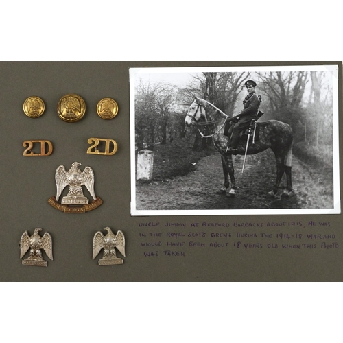 703 - A British military World War I medal trio awarded to 1857 PTE. John Shearer 6th Battalion High & Lig... 