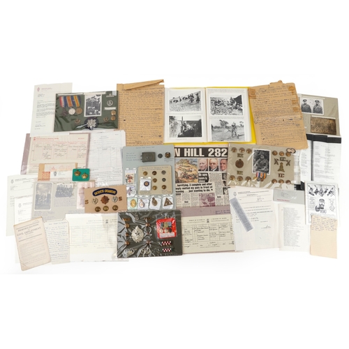 703 - A British military World War I medal trio awarded to 1857 PTE. John Shearer 6th Battalion High & Lig... 