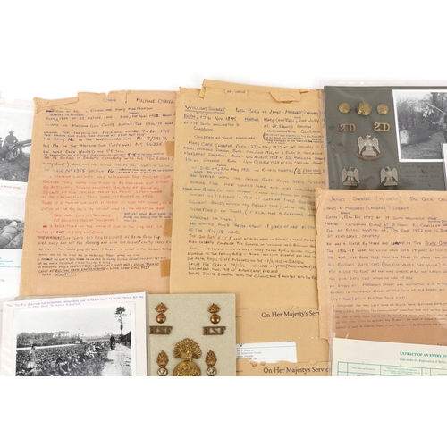 703 - A British military World War I medal trio awarded to 1857 PTE. John Shearer 6th Battalion High & Lig... 