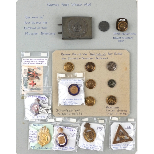 703 - A British military World War I medal trio awarded to 1857 PTE. John Shearer 6th Battalion High & Lig... 