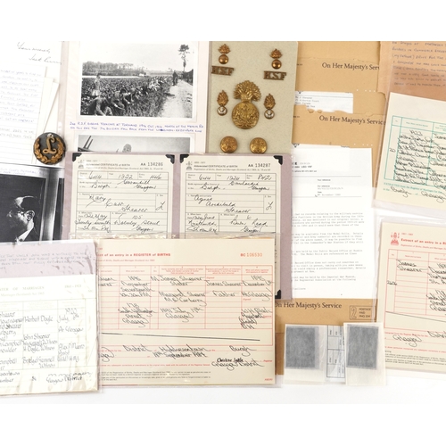 703 - A British military World War I medal trio awarded to 1857 PTE. John Shearer 6th Battalion High & Lig... 