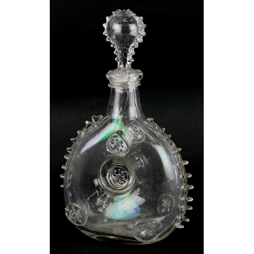 119 - A Louis XIII style cognac decanter, possibly Baccarat crystal, 17cm high.