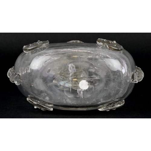 119 - A Louis XIII style cognac decanter, possibly Baccarat crystal, 17cm high.