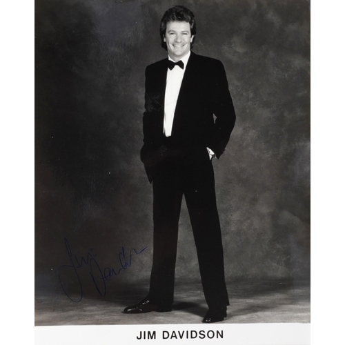 637 - A large collection of film star and famous faces autographs, predominantly 1990s personalized to Jer... 