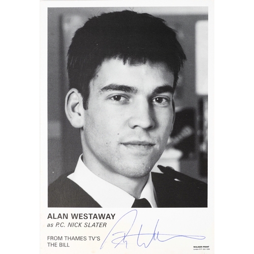637 - A large collection of film star and famous faces autographs, predominantly 1990s personalized to Jer... 