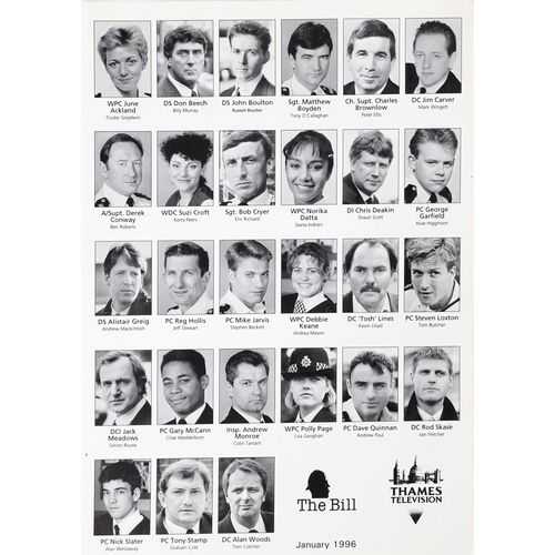 637 - A large collection of film star and famous faces autographs, predominantly 1990s personalized to Jer... 