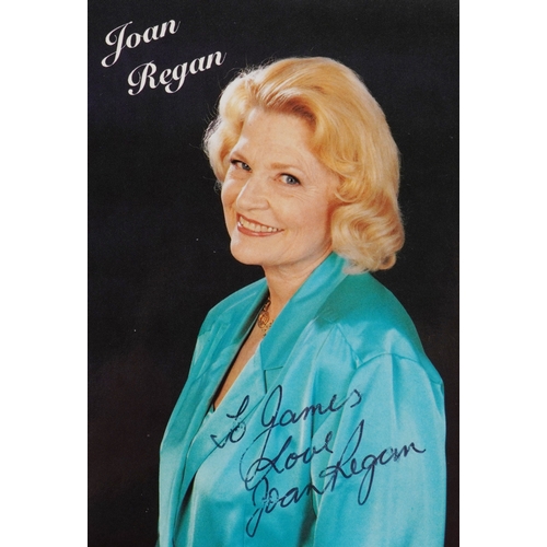 637 - A large collection of film star and famous faces autographs, predominantly 1990s personalized to Jer... 