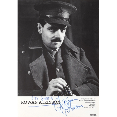 637 - A large collection of film star and famous faces autographs, predominantly 1990s personalized to Jer... 