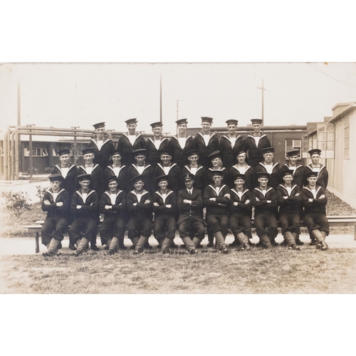 743 - A collection of military interest uniforms, paperwork, cap badges, hats and other militaria includin... 