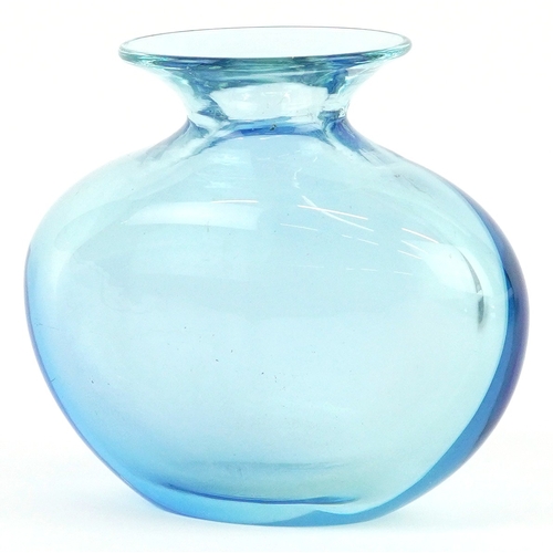 Silvano Signoretto, a Murano art glass Bozloca vase, signed and numbered to base, 13.5cm high.