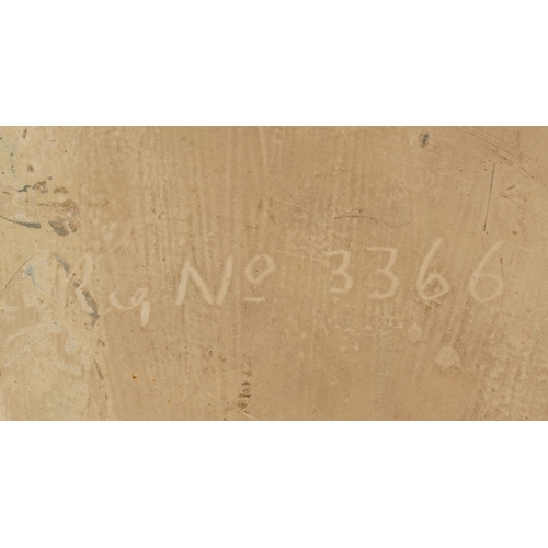 27 - Two Art Deco pottery female wall masks, one by Leonardene Co., the largest 26cm high.