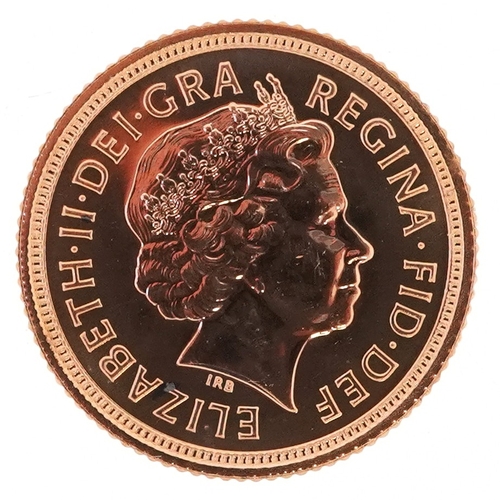 544 - An Elizabeth II 2003 gold bullion half sovereign by The Royal Mint.