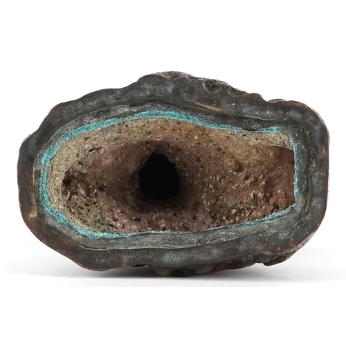 132 - A Chinese gilt bronze figure of a Buddha, 23cm high.