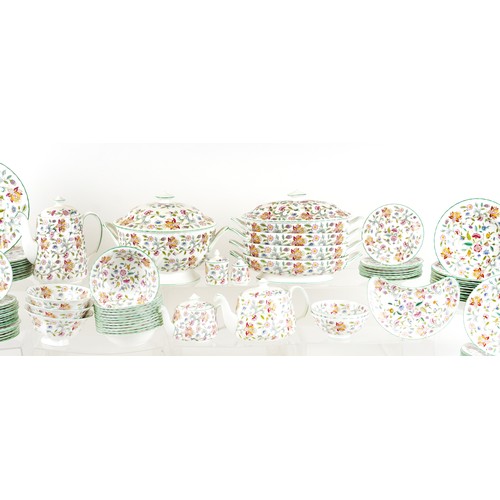 451 - An extensive collection of Minton Haddon Hall dinner and teaware.