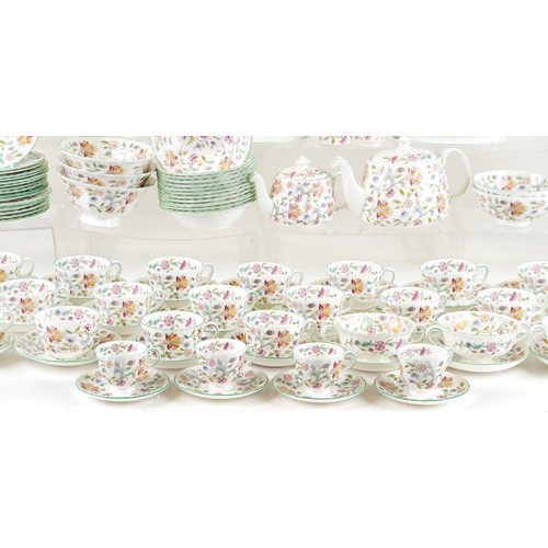 451 - An extensive collection of Minton Haddon Hall dinner and teaware.