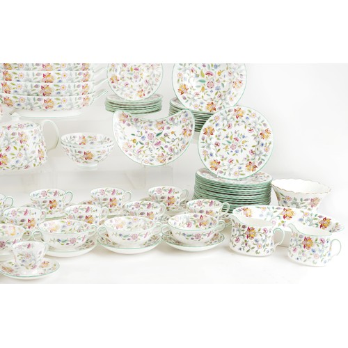 451 - An extensive collection of Minton Haddon Hall dinner and teaware.