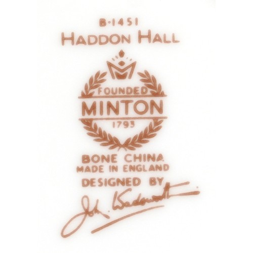 451 - An extensive collection of Minton Haddon Hall dinner and teaware.