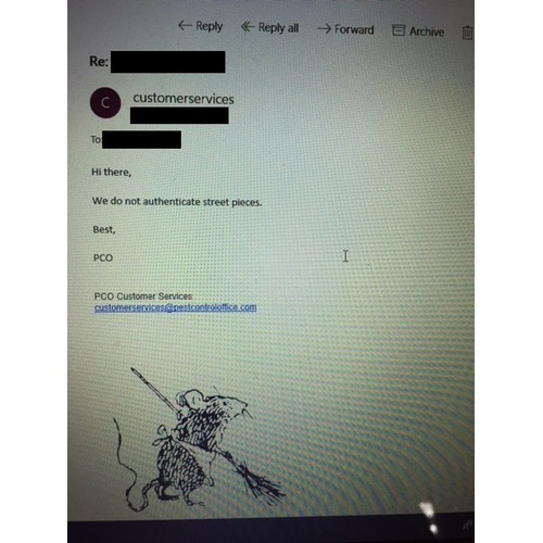 1214 - BANKSY (B. 1974) - Yellow Chopper, Wrong War, Modern British School, spray paint stencil on cardboar... 