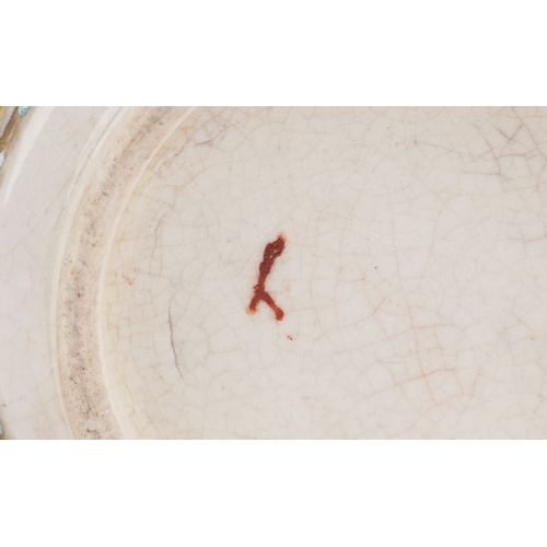 61 - A large Japanese Meiji Satsuma baluster vase hand painted with Japanese ladies together with two sma... 