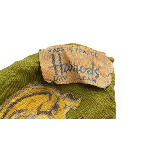  A Hermes Les Clefs silk scarf designed by Caty Latham, retailed by Harrods, 84cm x 86cm.