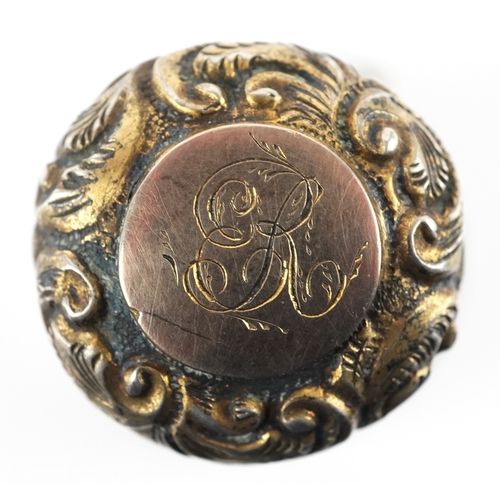 98 - Two Victorian double ended facetted glass scent bottles with white metal mounts, the largest 12cm in... 