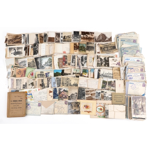A large collection of early 20th century and later postcards, greetings ...