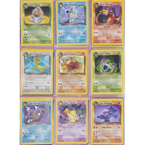 Pokémon, a complete set of eighty two original Team Rocket Set Pokémon ...