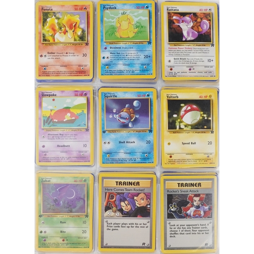Pokémon, a complete set of eighty two original Team Rocket Set Pokémon ...