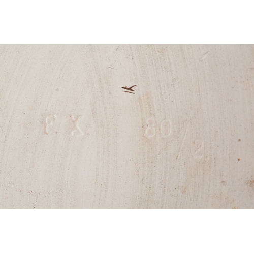  An Art Deco Goebel hand painted pottery wall mask, 17cm high.