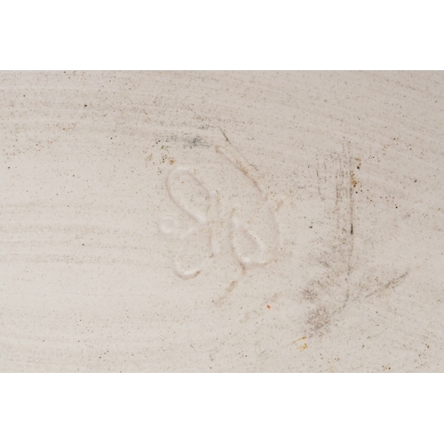  An Art Deco Goebel hand painted pottery wall mask, 17cm high.