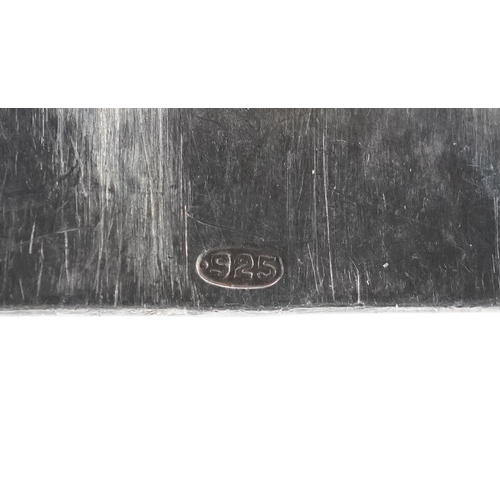  Nanna Ditzel for Georg Jensen, a Danish sterling silver capsule bracelet numbered 106, 19cm in lengt... 