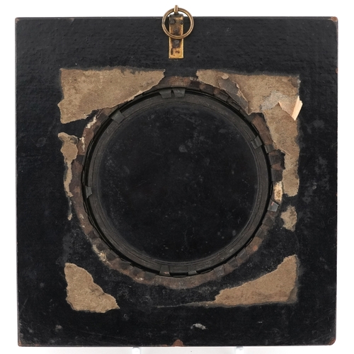  In the manner of Stobwasser, A 19th century German papier mâché lacquered snuff box lid finely hand ... 