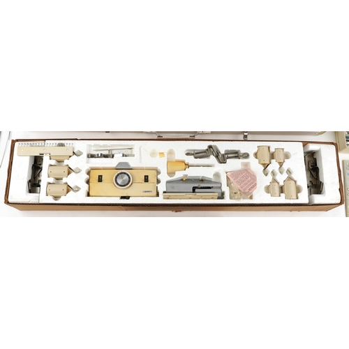 Two vintage Knitmaster knitting machines comprising Zippy-Plus and ...