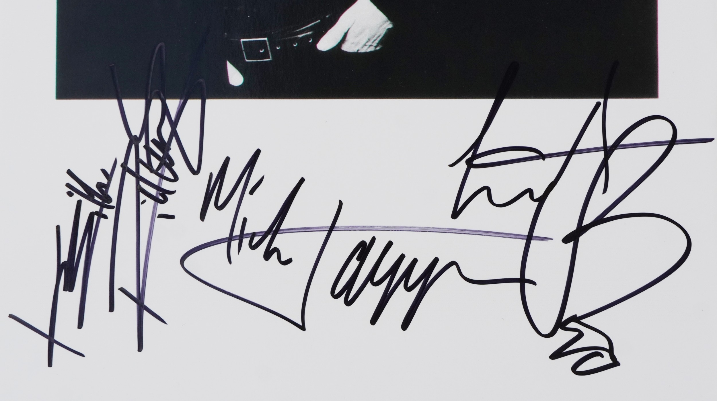 Sporting and music autographs comprising The Rolling Stones, Michael ...