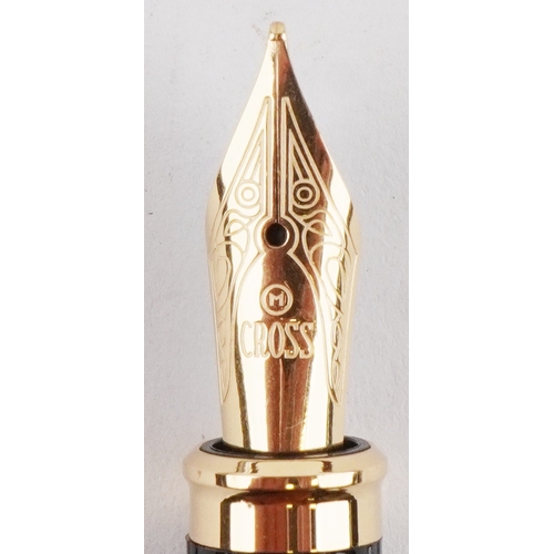 119 - Six as new Cross fountain pens and ballpoint pens in four boxes.