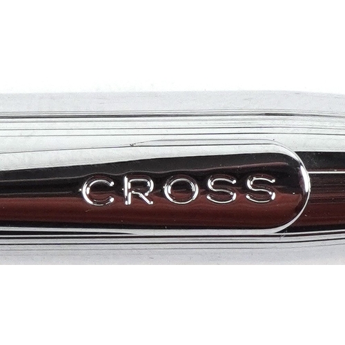 119 - Six as new Cross fountain pens and ballpoint pens in four boxes.