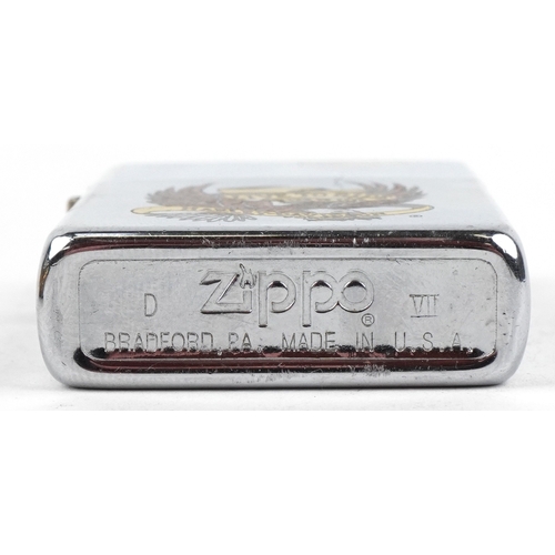 101 - Smoking items comprising a Zippo Harley Davidson lighter, a brass musical lighter and a white metal ... 