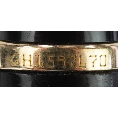 110 - Montblanc, two ballpoint pens and a fountain pen.