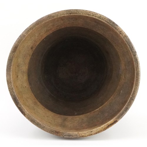 3 - Robert Wallace Martin for Martin Brothers, 19th century stoneware jardinière incised and hand painte... 