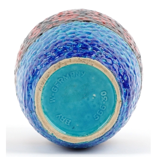  Bay Keramic West German pottery vase, 566-30, 30cm high.